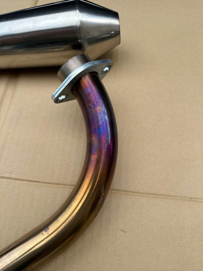 RSヨコタ グラストラッカーNJ4BA用 ビューティメガホンマフラー美品