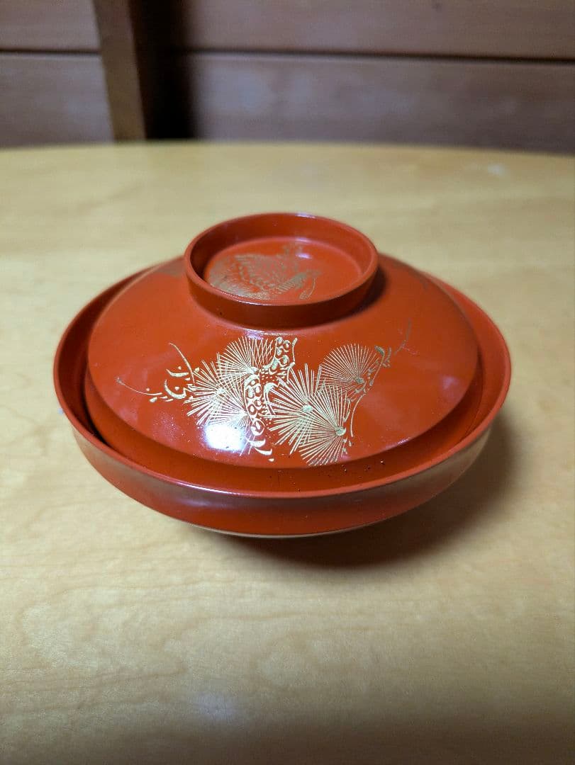 金蒔絵 木製漆器 骨董 漆器 蒔絵 吸物椀 お椀 蓋付　20個　骨董品　年代物