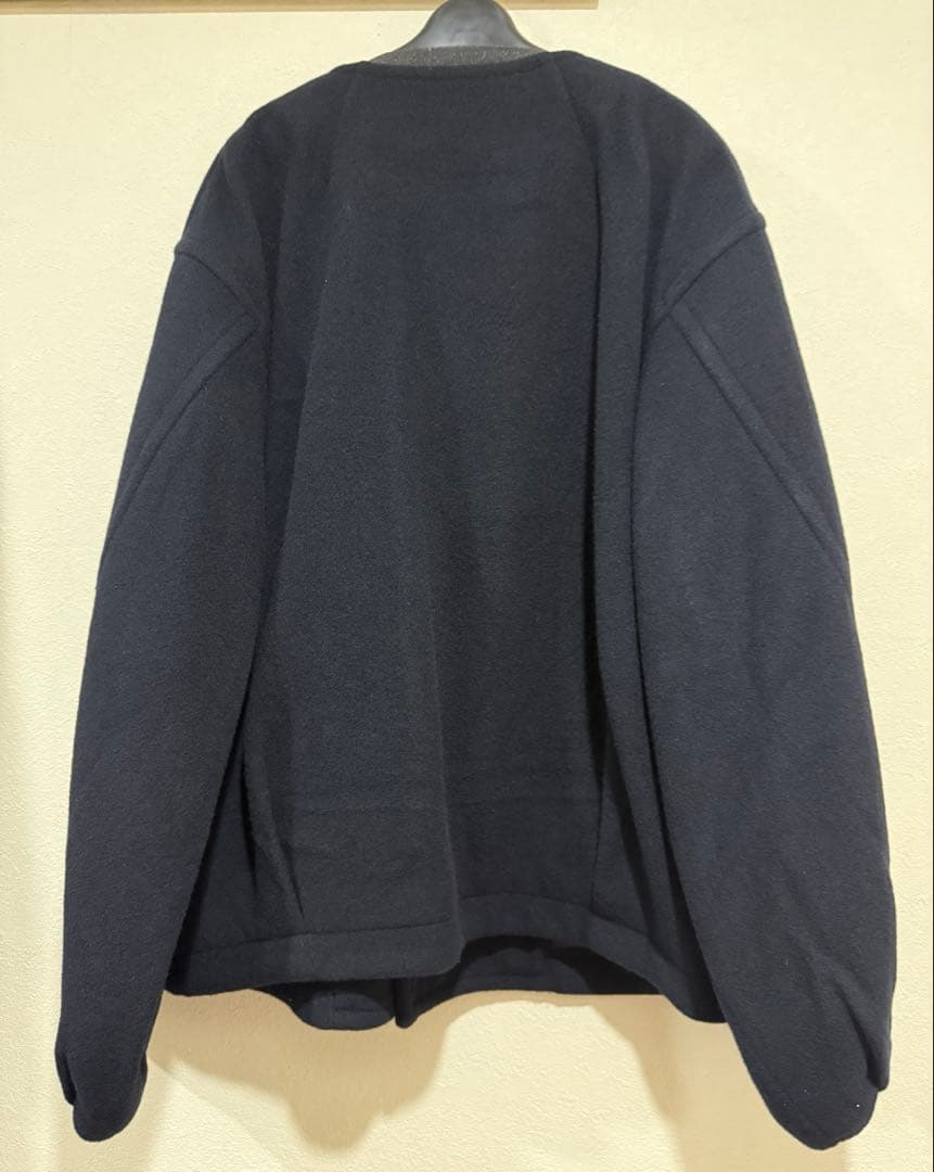 【新品未使用】ORCIVAL ウールカーディガン ジャケット ダークネイビー