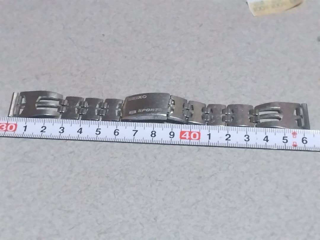 タ*ン様 セイコー　5スポーツ純正ブレス(7019　601)　※付着物のためジャ