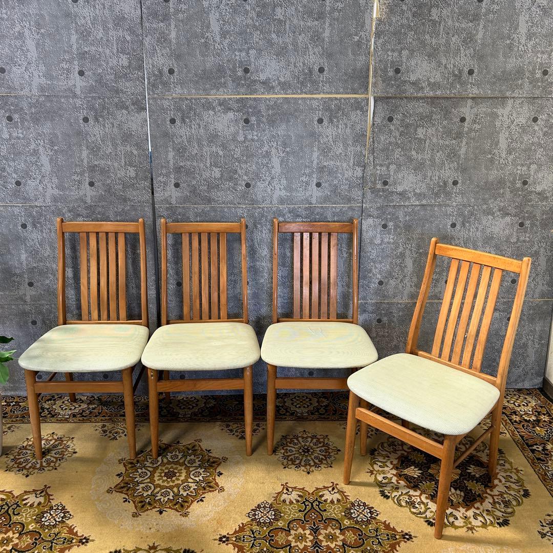 ꧁カリモク家具 karimoku꧂オールドカリモク ダイニングチェア4脚セット