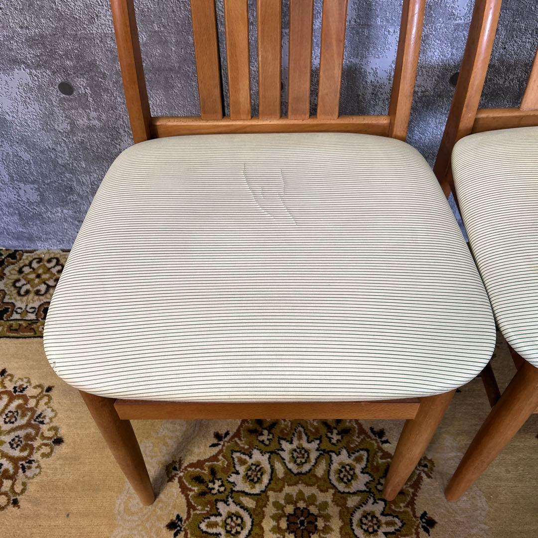 ꧁カリモク家具 karimoku꧂オールドカリモク ダイニングチェア4脚セット