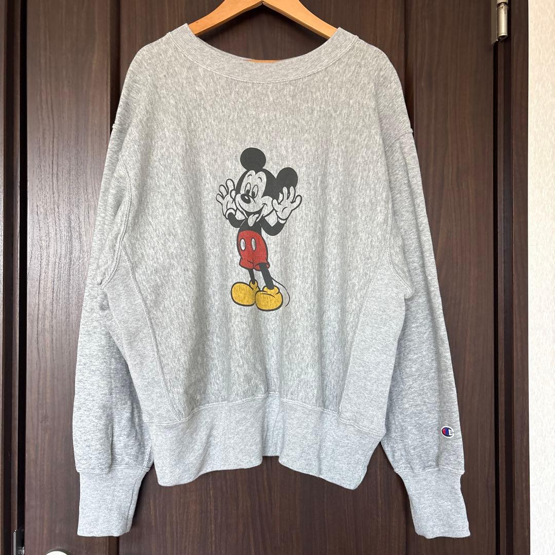 ジャーナルスタンダードレリューム　チャンピオン　ミッキースウェット　グレー