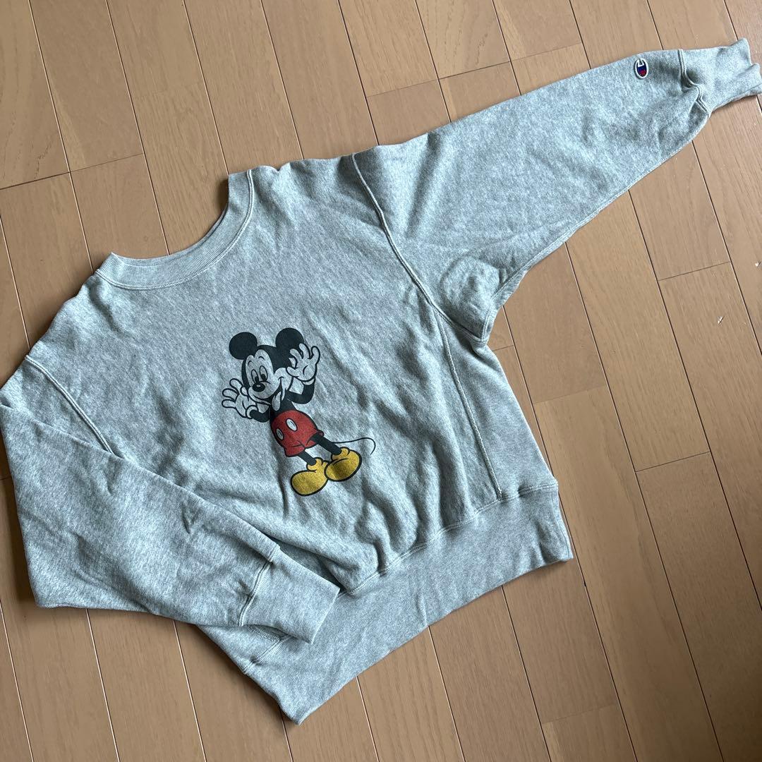 ジャーナルスタンダードレリューム　チャンピオン　ミッキースウェット　グレー