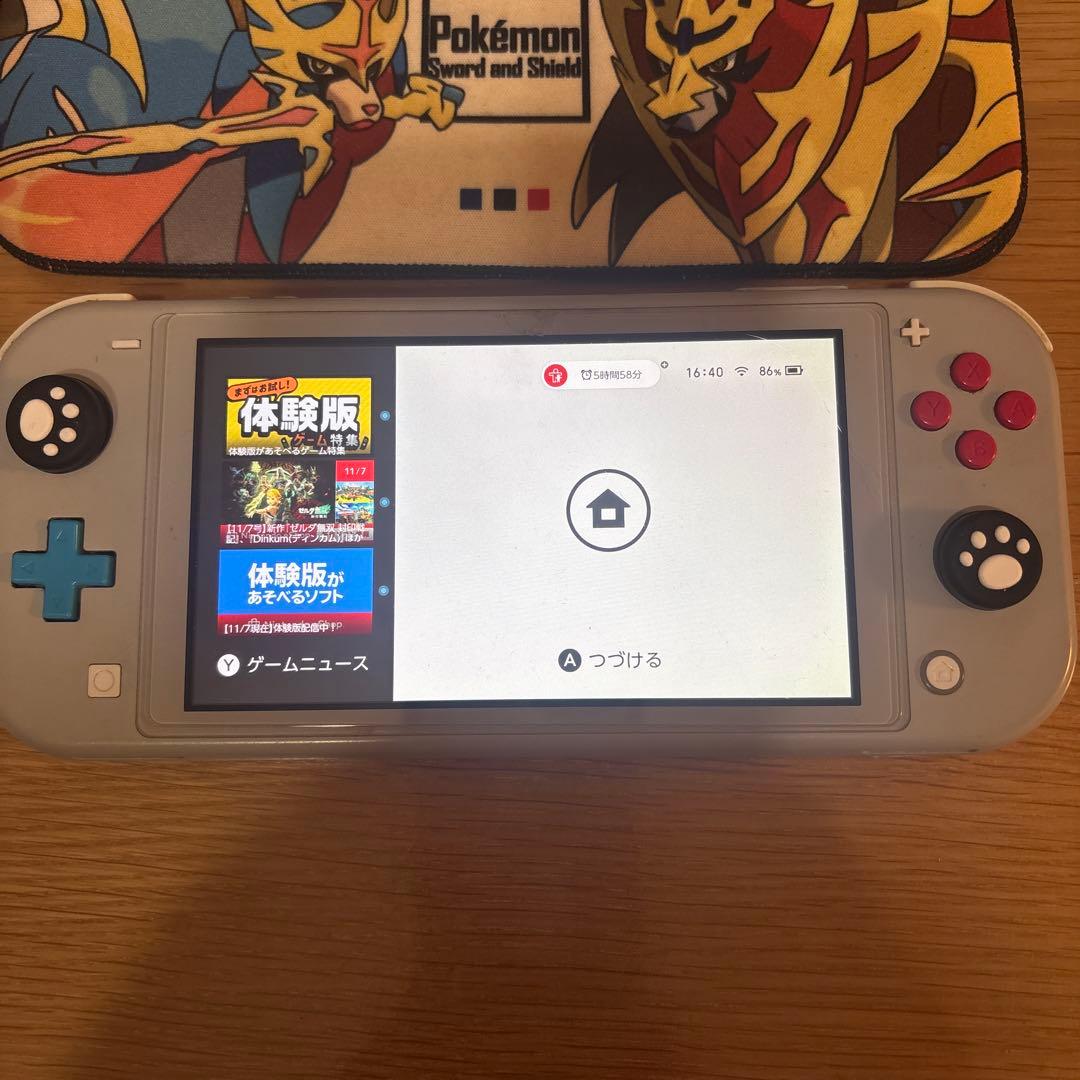 Nintendo Switch Lite ポケモンデザイン、ケース、充電器付き