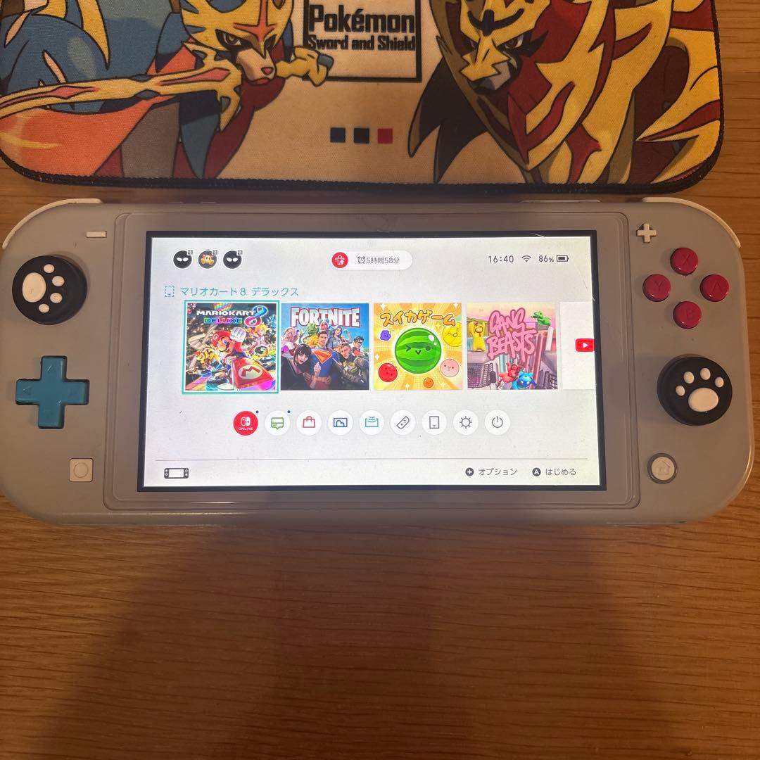 Nintendo Switch Lite ポケモンデザイン、ケース、充電器付き