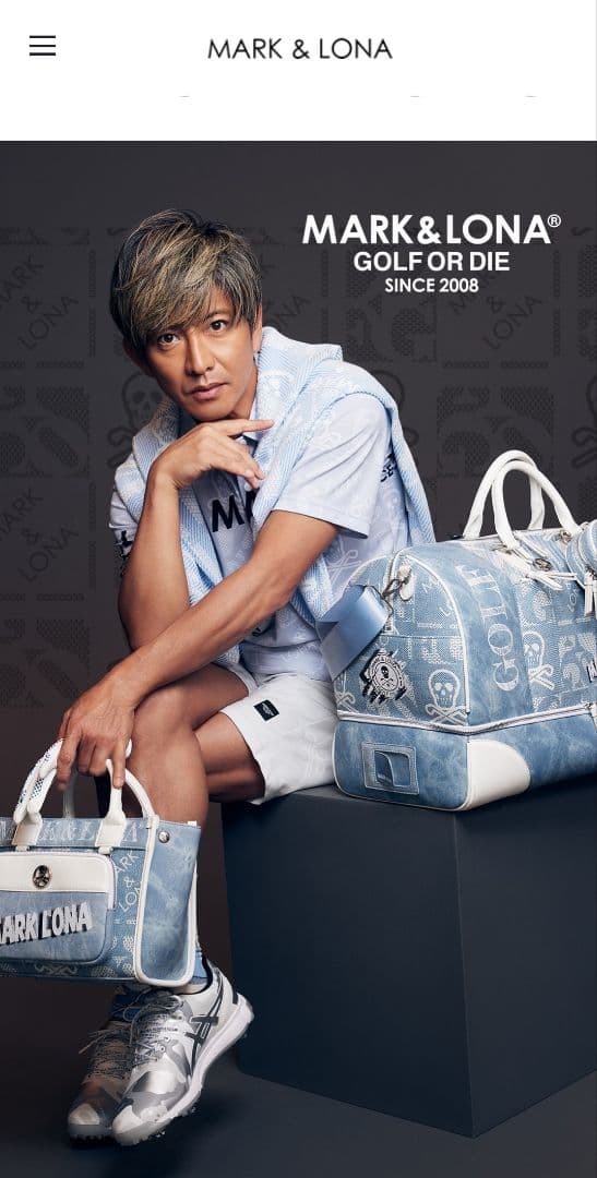 【600 LX】MARK&LONA ゴルフボストンバック