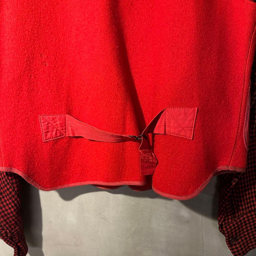 か*す様 50s Woolrich ウールリッチ　ノーカラージャケット　ベスト