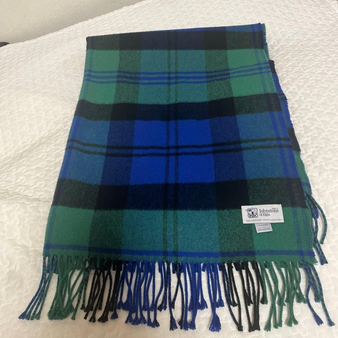 ジョンストンズ Johnstons100%カシミヤ ストール Baird 極美品