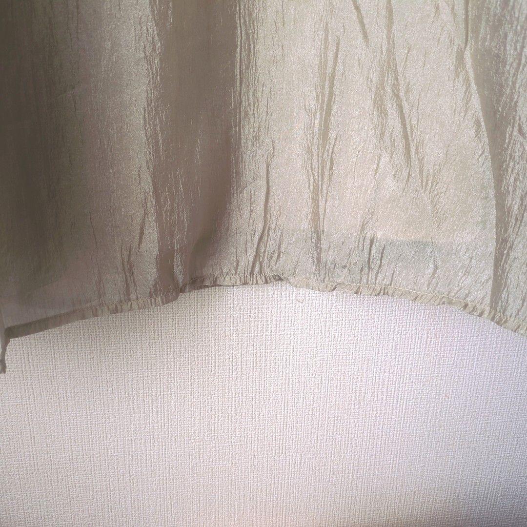 訳あり niana ニアナ ドリードール シアーAラインワンピース M 結婚式