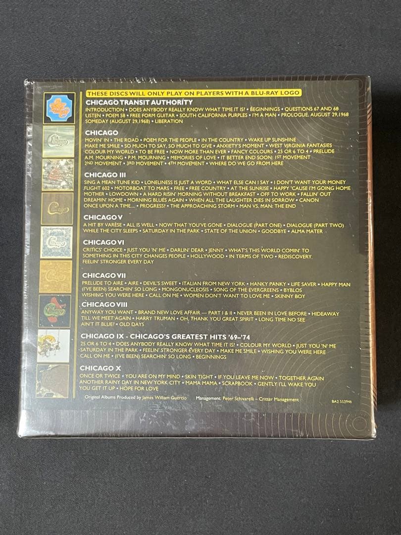 Chicago Quadio Box (9 Blu-Ray Audio) 新品