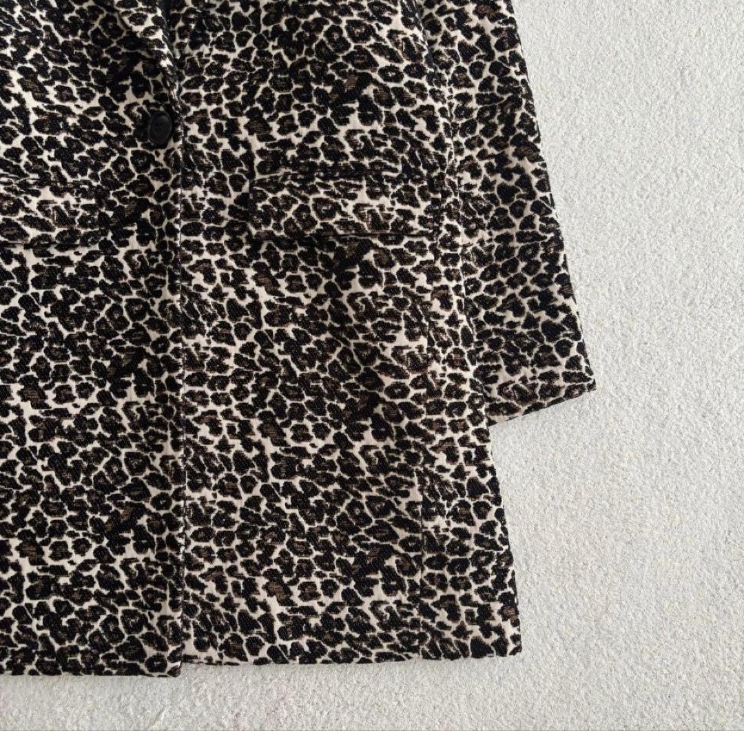 レオパード　豹柄　コート
