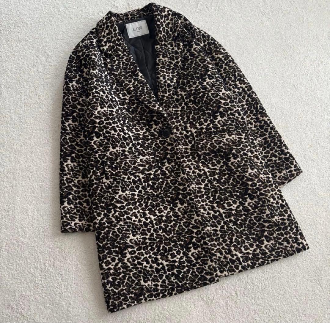 レオパード　豹柄　コート