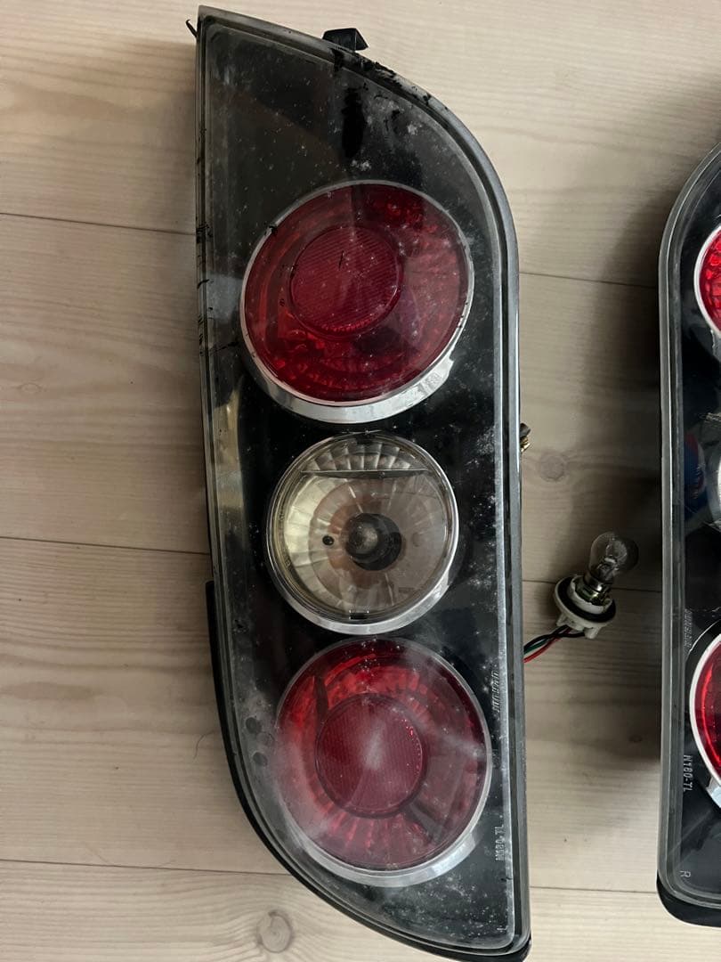 180sx 社外テールランプ　左右ガーニッシュセット