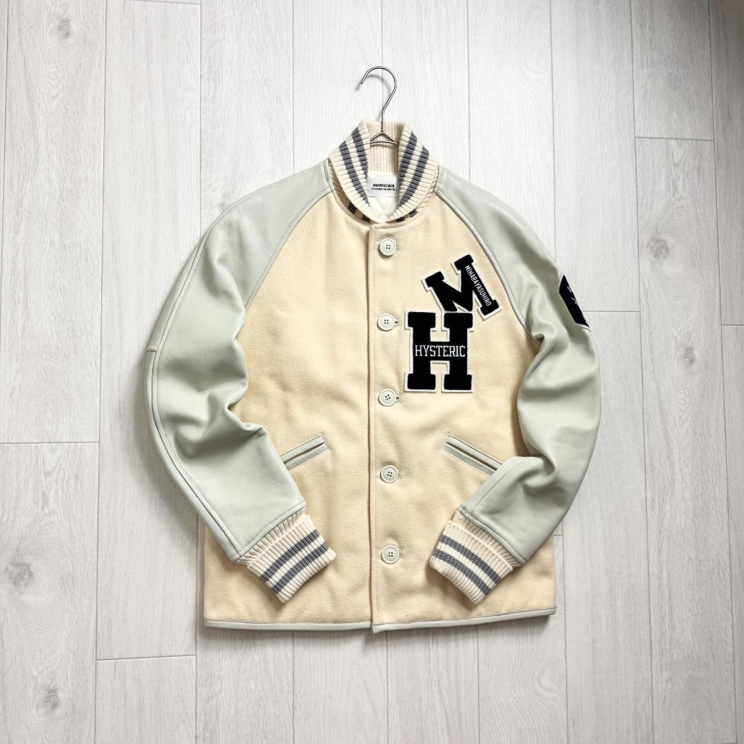 【極美品高級モデル☆ヒスガール】ヒステリックグラマー ミハラヤスヒロ革スタジャン