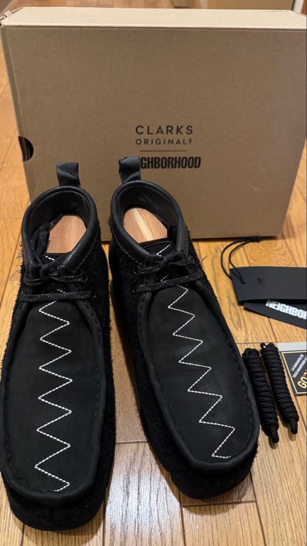 【美品】neighborhoodネイバーフッド クラークスワラビー GTX