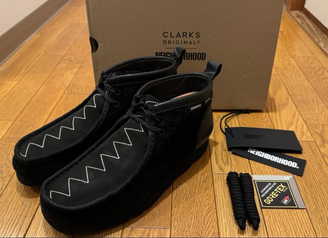 【美品】neighborhoodネイバーフッド クラークスワラビー GTX