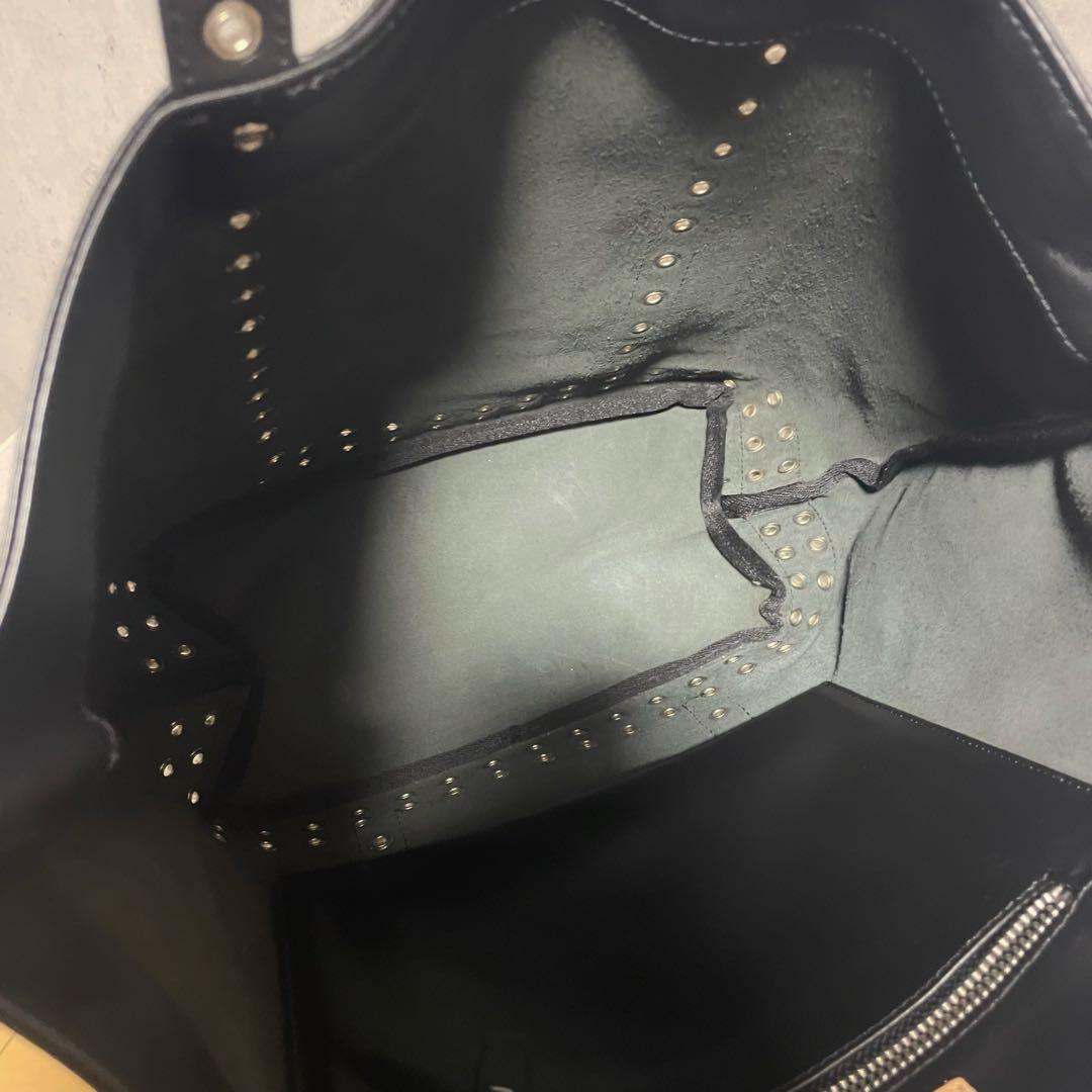 良品　vanessabruno レザーパンチングトートバッグ