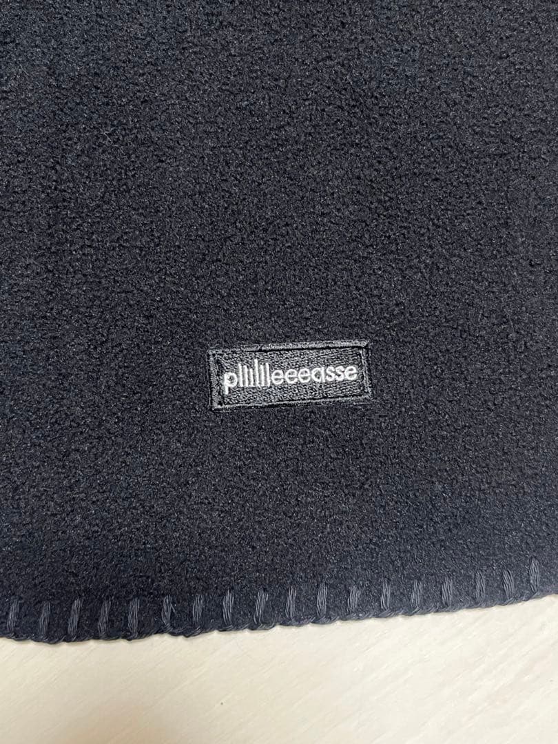 小物 plllllleeeasse fleece scarf BLACK