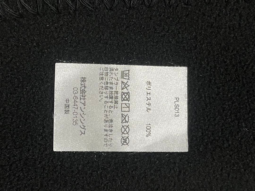 小物 plllllleeeasse fleece scarf BLACK