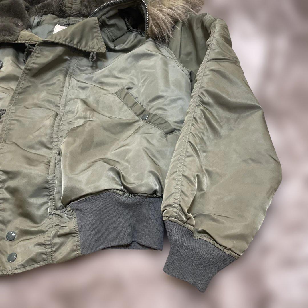 90s USA製 ALPHA N2B フライトジャケット N-2B オリーブ