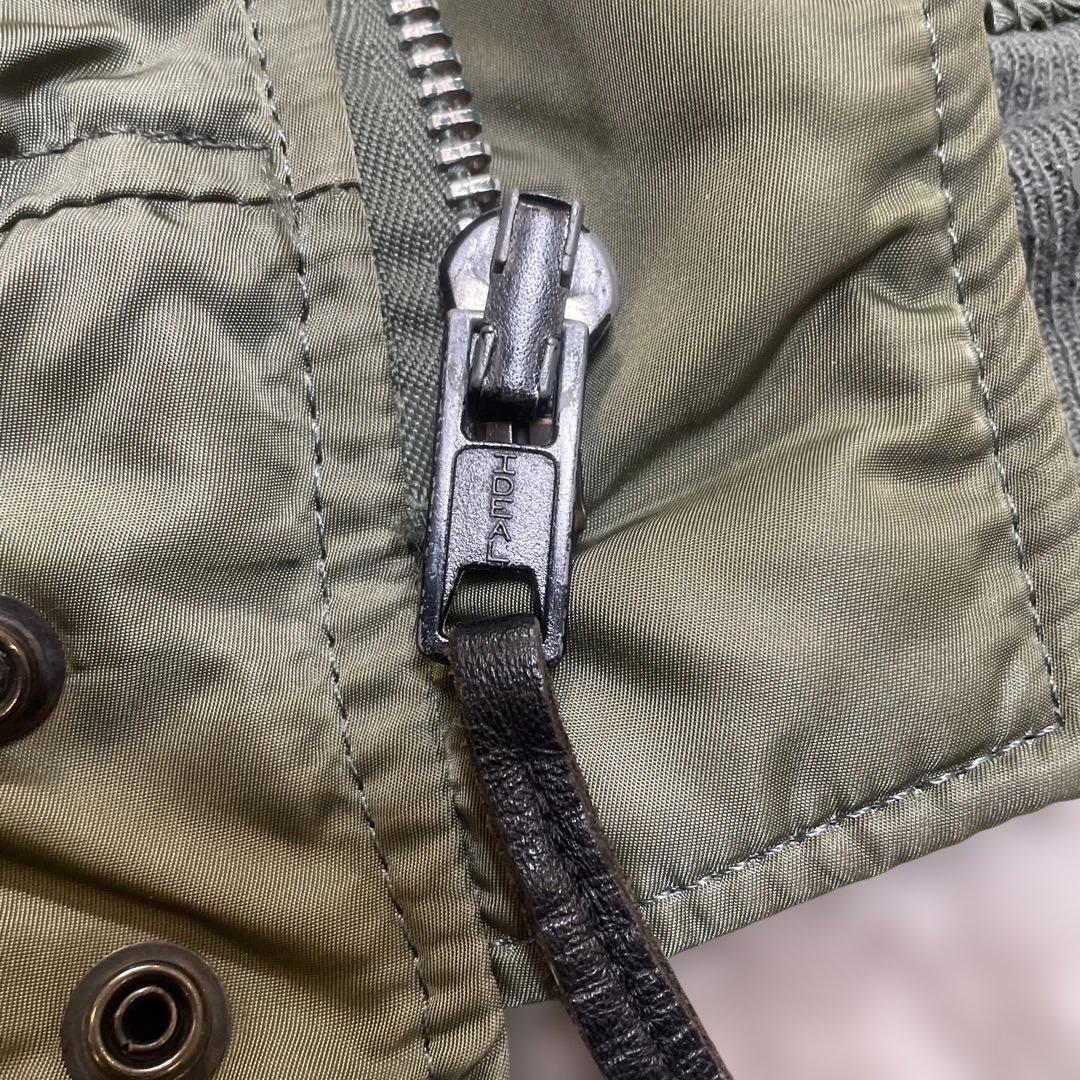 90s USA製 ALPHA N2B フライトジャケット N-2B オリーブ