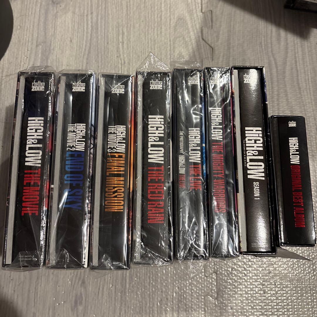 美品 盤未再生含 HIGH ＆ LOW DVD CD まとめ売り