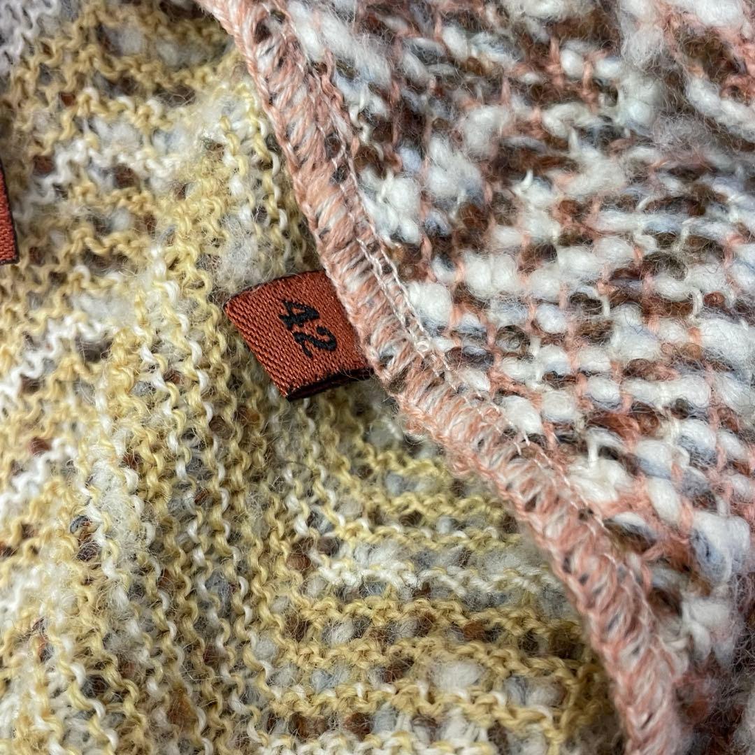 ☆極美品☆イタリア製MISSONI フリンジテーラードジャケット42