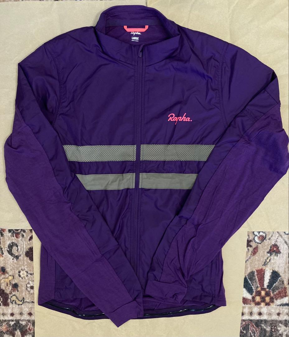 Rapha ブルベロングスリーブウインドブロックジャージ/ Ｌサイズ