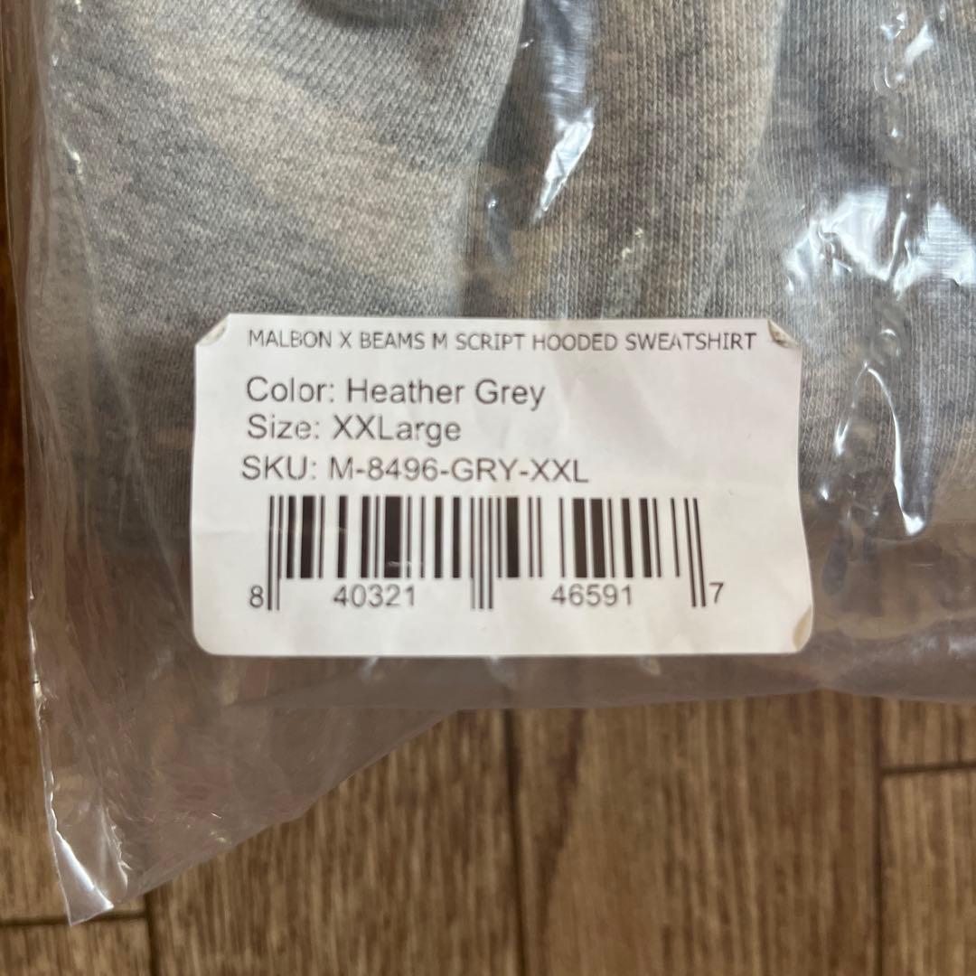 BEAMS GOLF × MALBON GOLF / センターロゴ フーディー