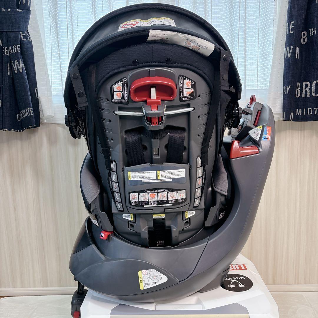 【未使用級】アップリカ☆ディアターンプラスプレミアム 回転式 シートベルト固定式