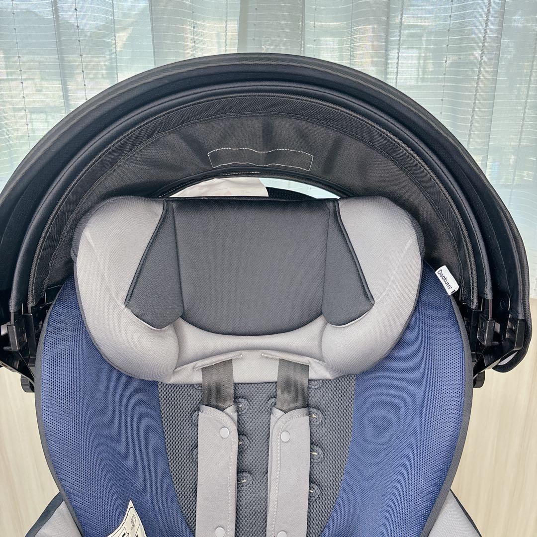 【未使用級】アップリカ☆ディアターンプラスプレミアム 回転式 シートベルト固定式