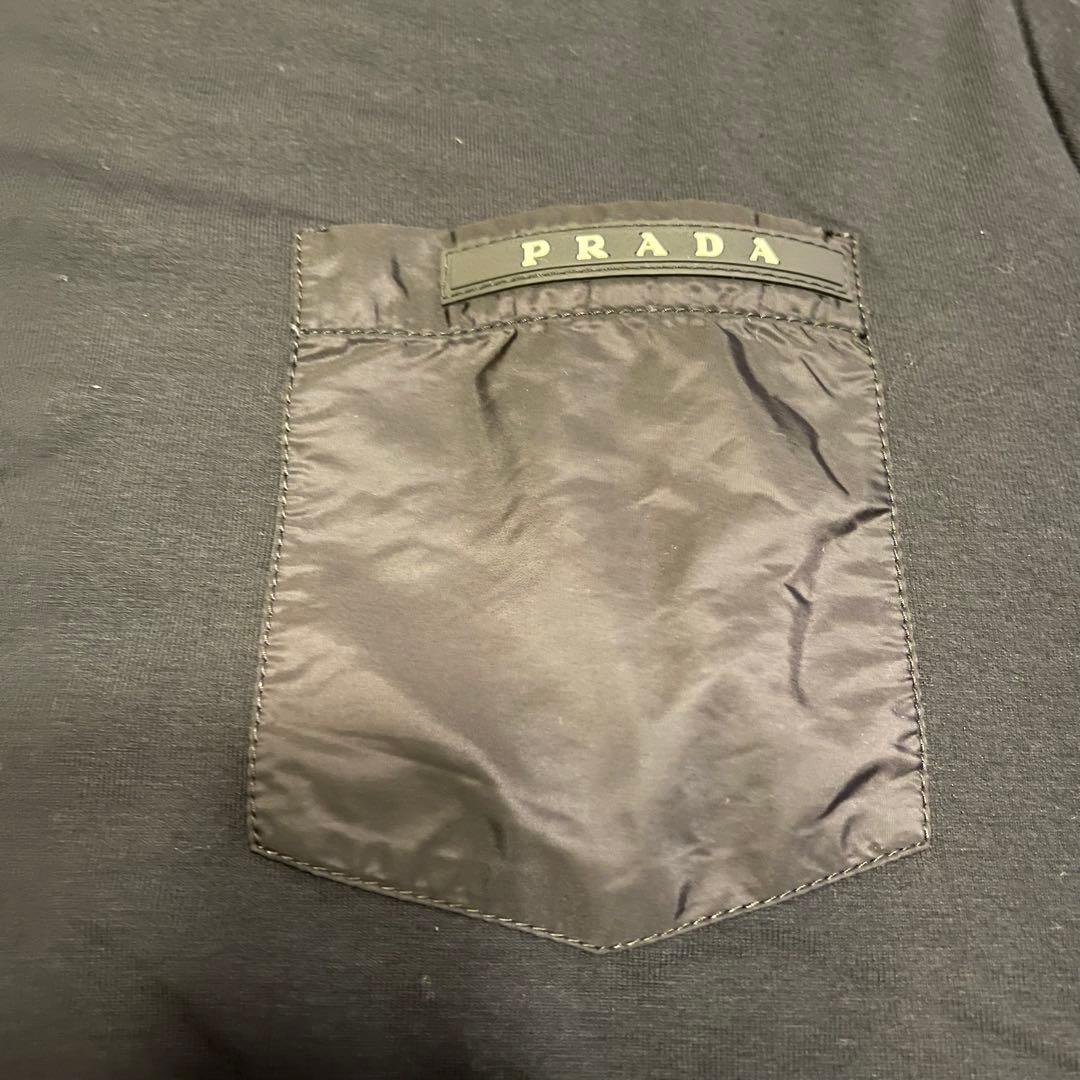 匿名配送 USED プラダ PRADA 長袖 Tシャツ