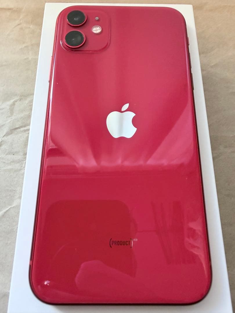 iPhone 11 (PRODUCT)RED 256GB SIMフリー おまけ付