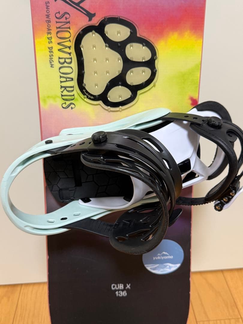 GRAY CUB X スノーボードキッズ 3点セット 136cm Burton