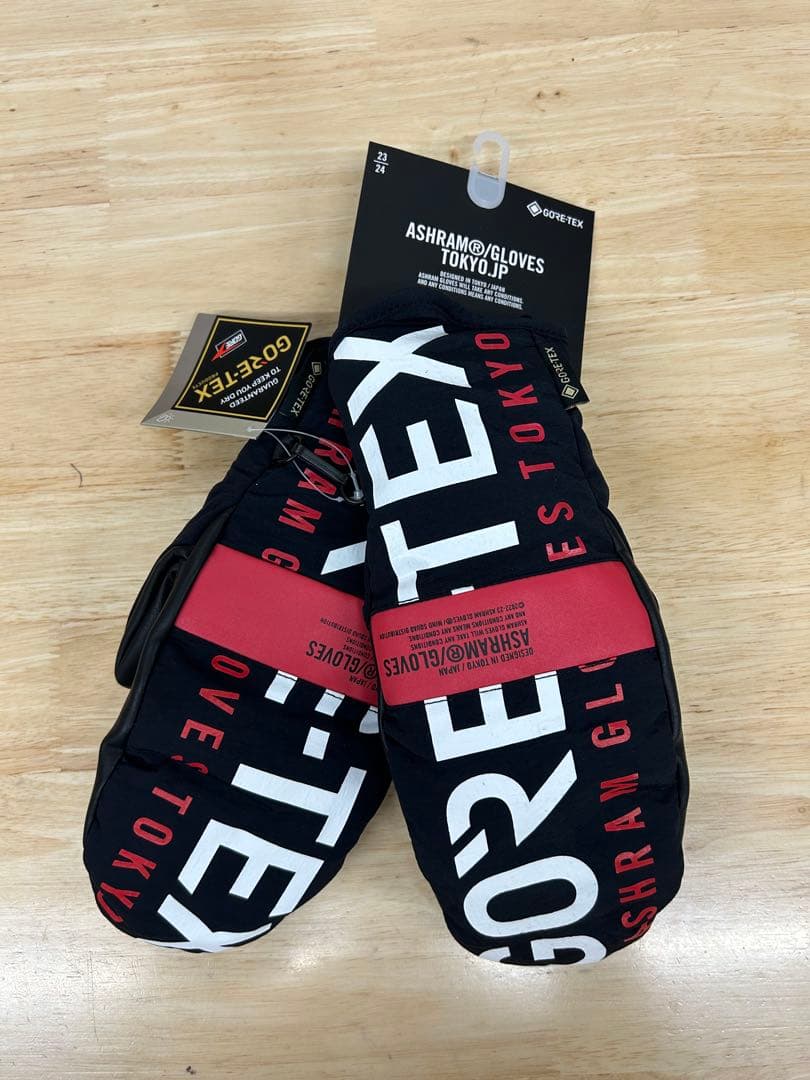 【新品】23/24 ASHRAM スノーボード ミントグローブ Mサイズ