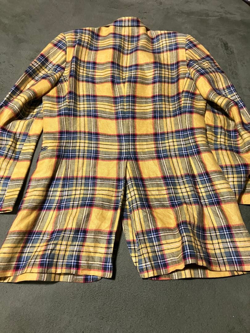 paul smith ポールスミス チェック イエロー 3ピース セットアップ