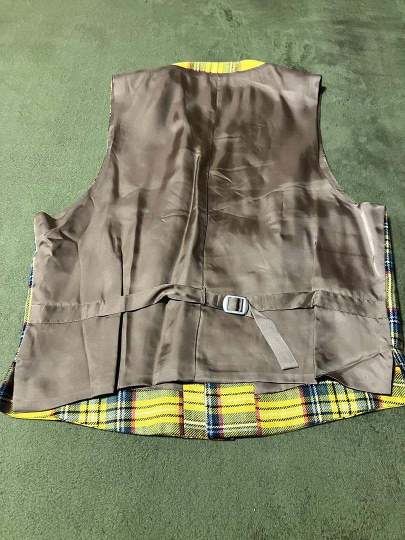 paul smith ポールスミス チェック イエロー 3ピース セットアップ