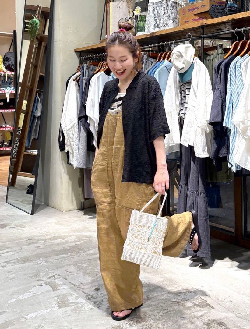 ニコアンド niko.and オーバーオール キャメル 完売品！