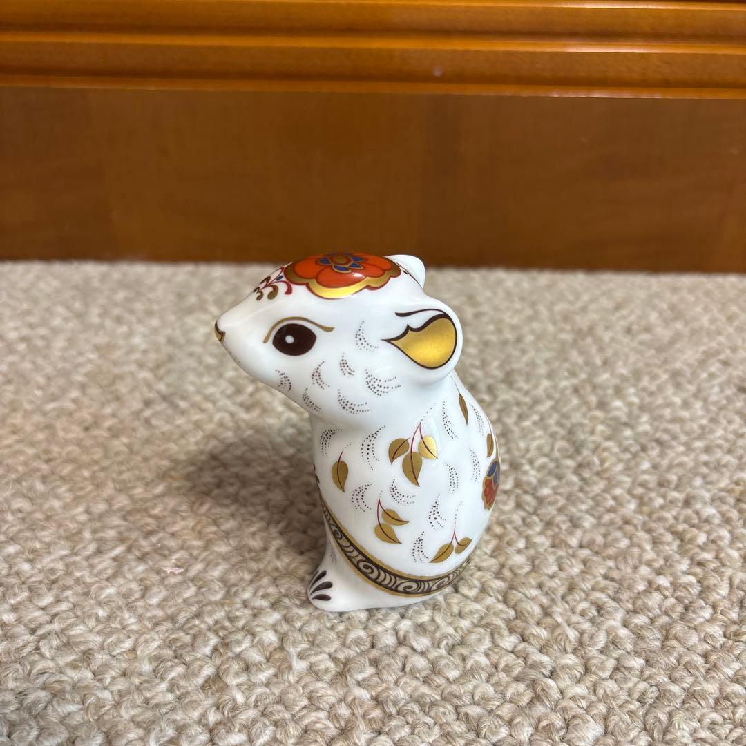 【値下げ】ロイヤルクラウンダービー♡ネズミ置物