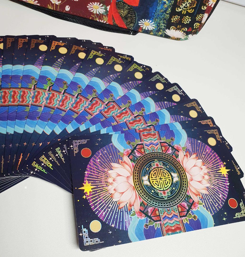 【正規品】韓国インディーズデッキ✨芸術的なオリエンタル猫のタロットカード