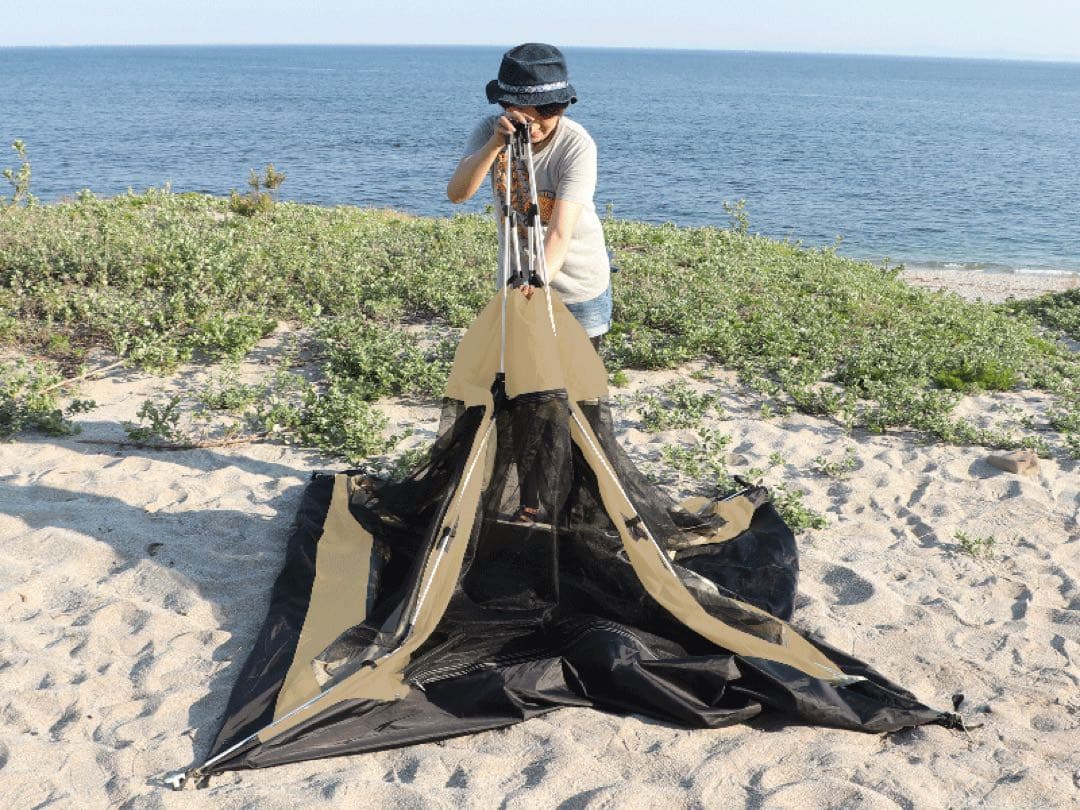 新品　未使用　DOD ワンタッチ　カンガルーテントS T2-616-TN