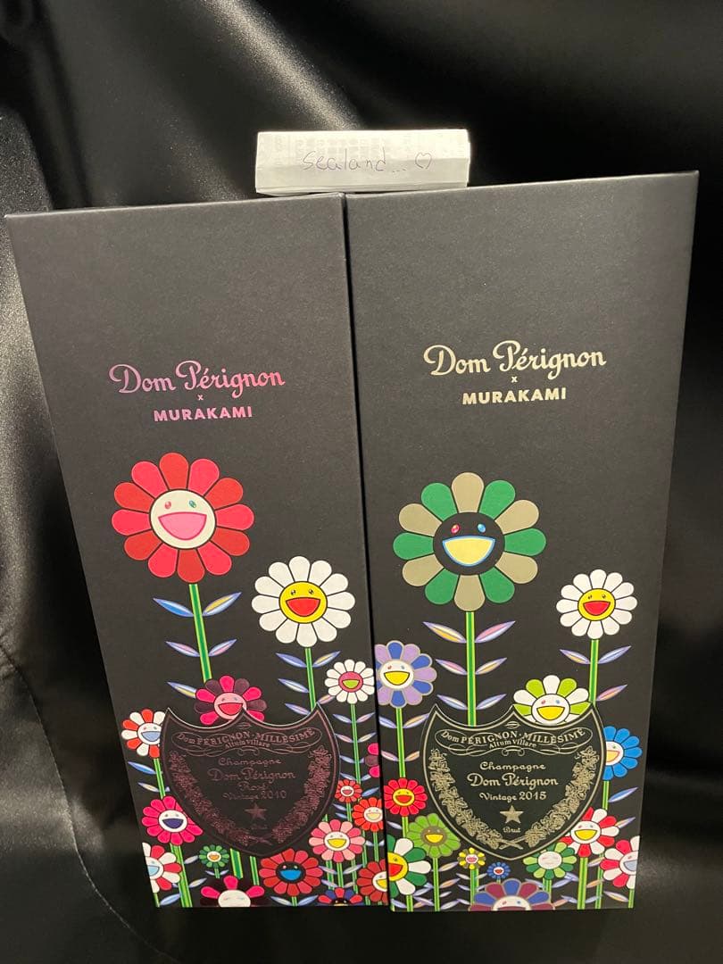 【新品未開封】ドンペリニヨン村上隆限定コラボ2本セット（2015、ロゼ2010）
