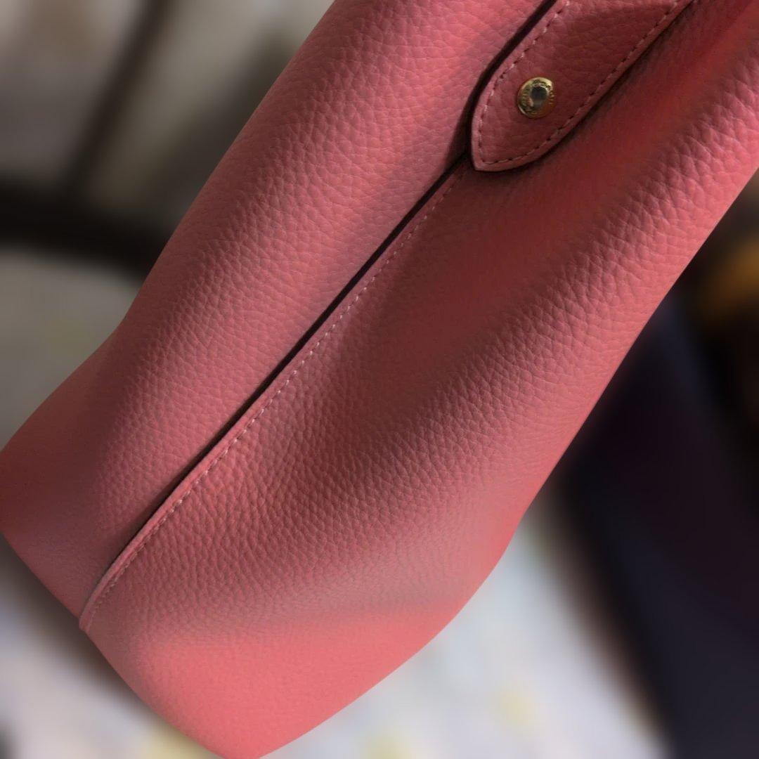 #新品未使用同様　#COACHサーモン ピンク レザー ショルダートートバッグ