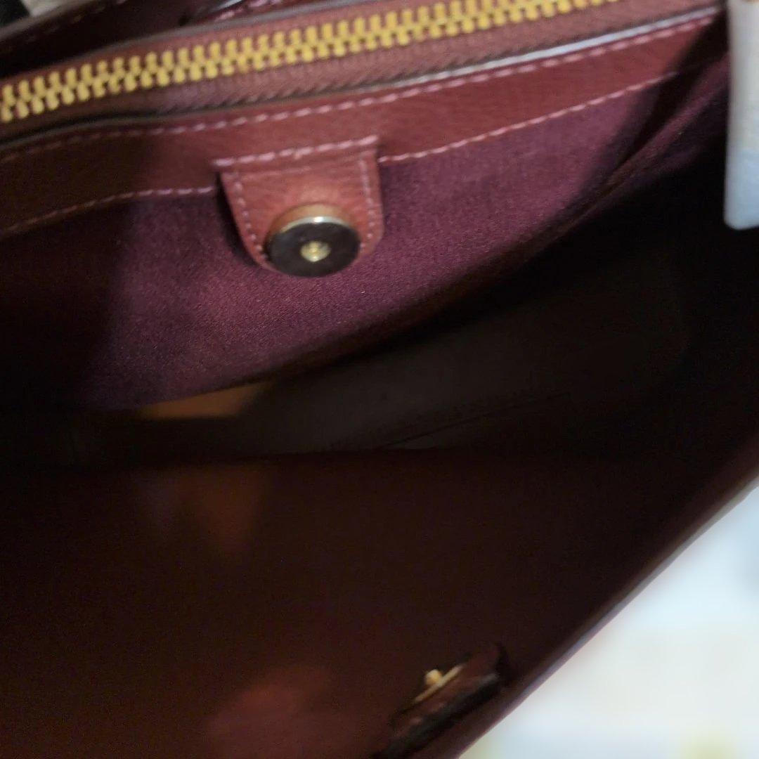 #新品未使用同様　#COACHサーモン ピンク レザー ショルダートートバッグ