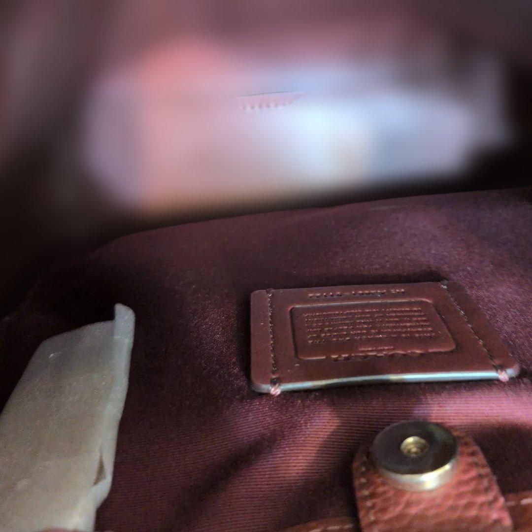 #新品未使用同様　#COACHサーモン ピンク レザー ショルダートートバッグ