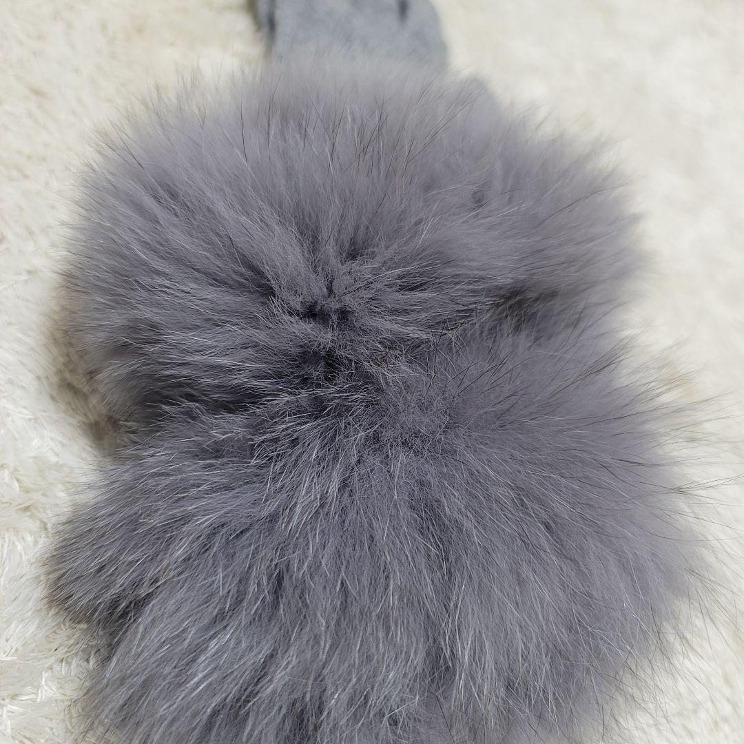 未使用✨マックスマーラ 白タグ 定価6万 カシミヤ混 フォックス 手袋