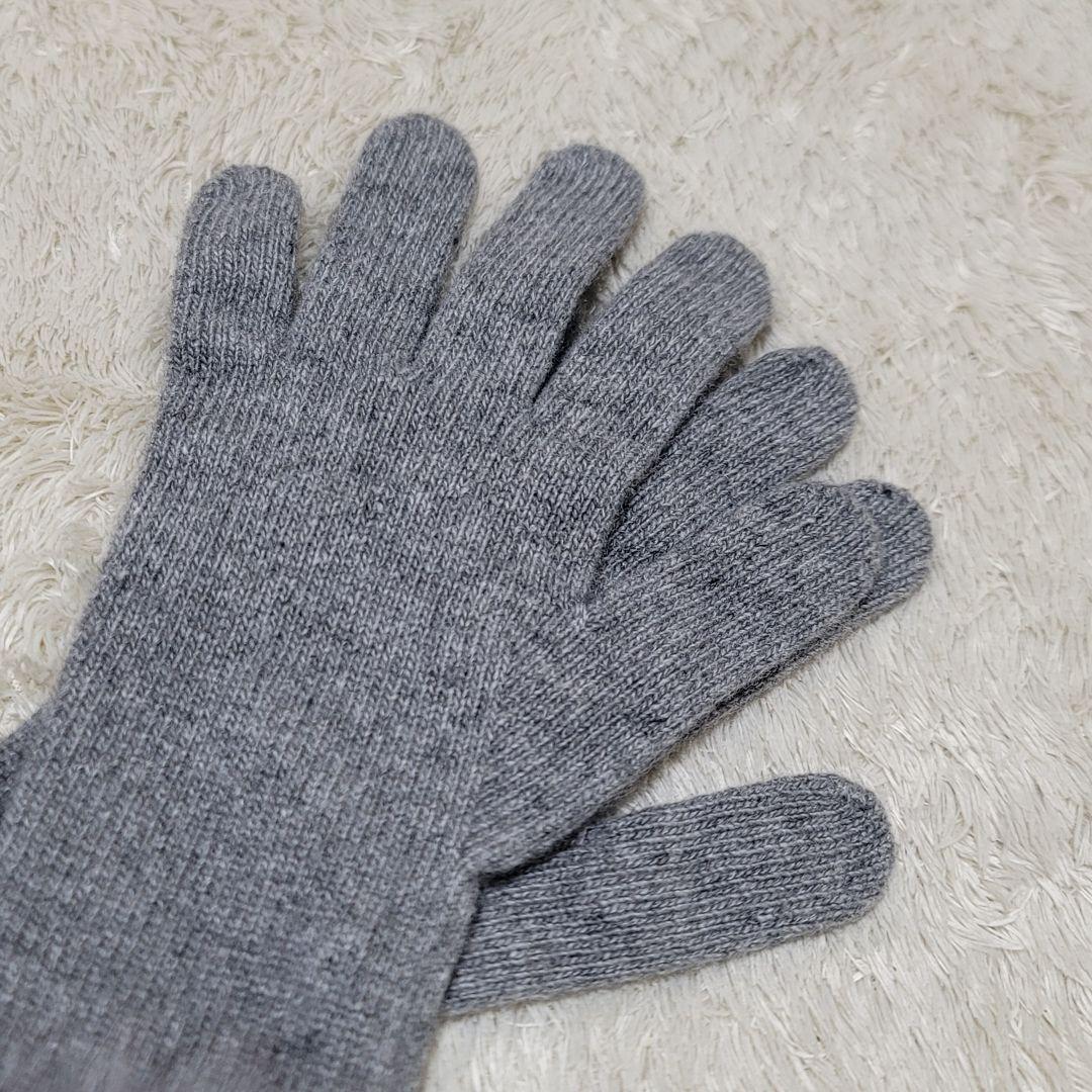 未使用✨マックスマーラ 白タグ 定価6万 カシミヤ混 フォックス 手袋