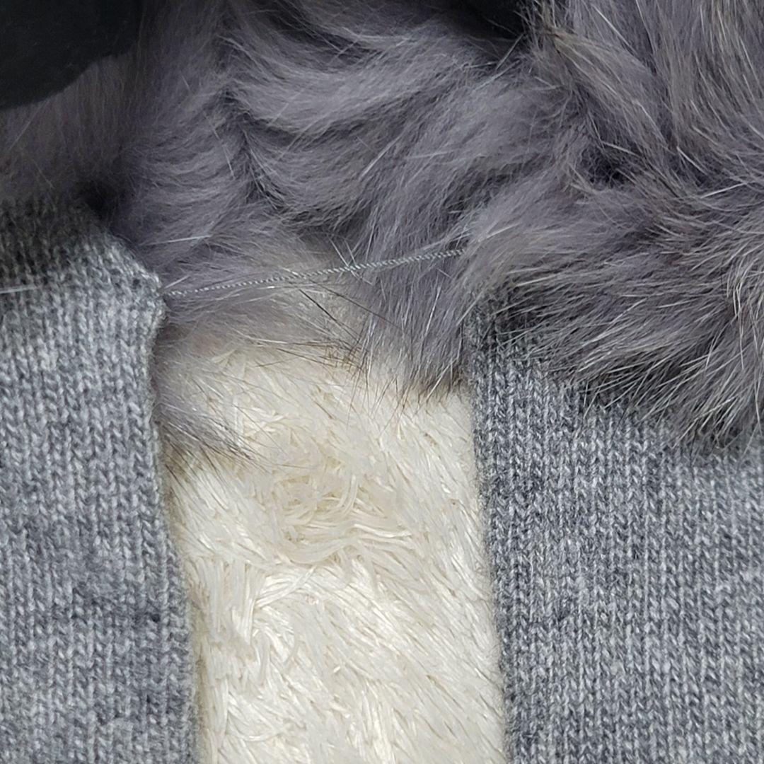 未使用✨マックスマーラ 白タグ 定価6万 カシミヤ混 フォックス 手袋