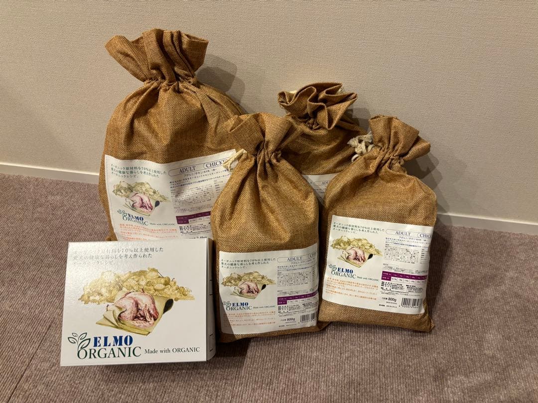 ELMO アダルト オーガニック チキン 5.4kg 未使用(27.5.25)